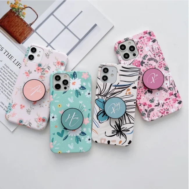 The Floral Family Slim Case Cover With Custom Holder