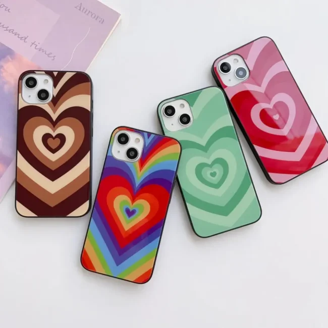 Choco Heart Glass Case