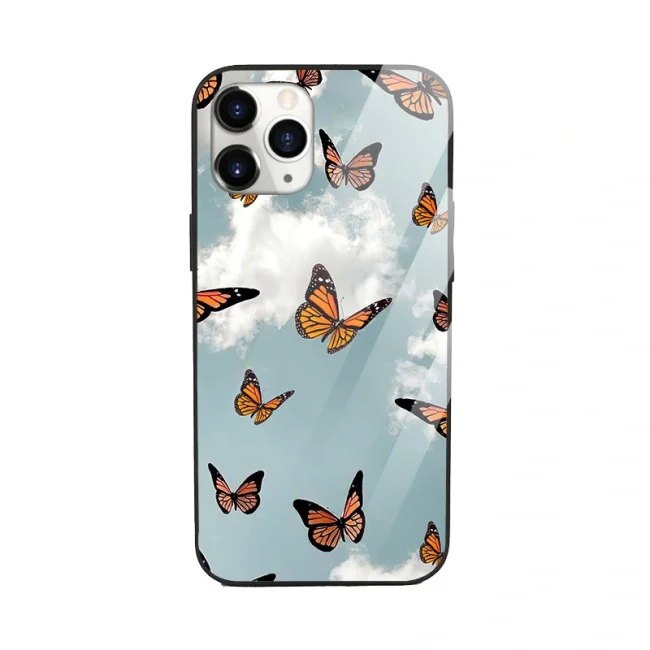 Monarch Butterfly Aesthetic Glossy Phone Cover