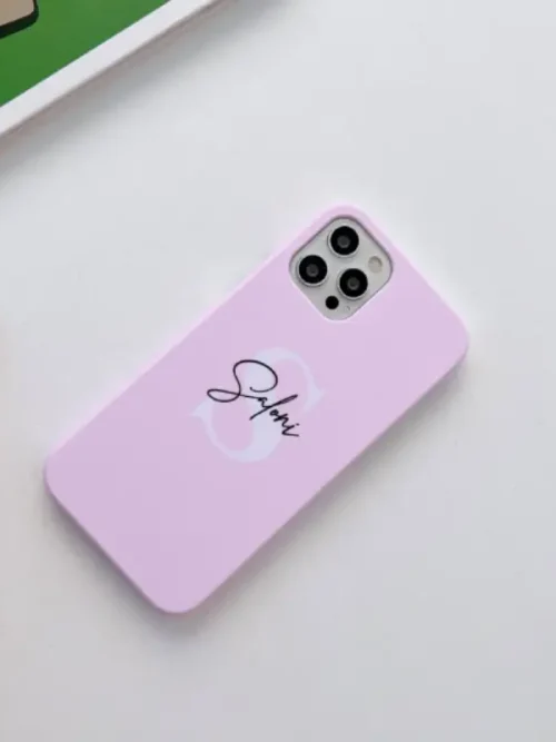 Customised Initial Slim Case Cover