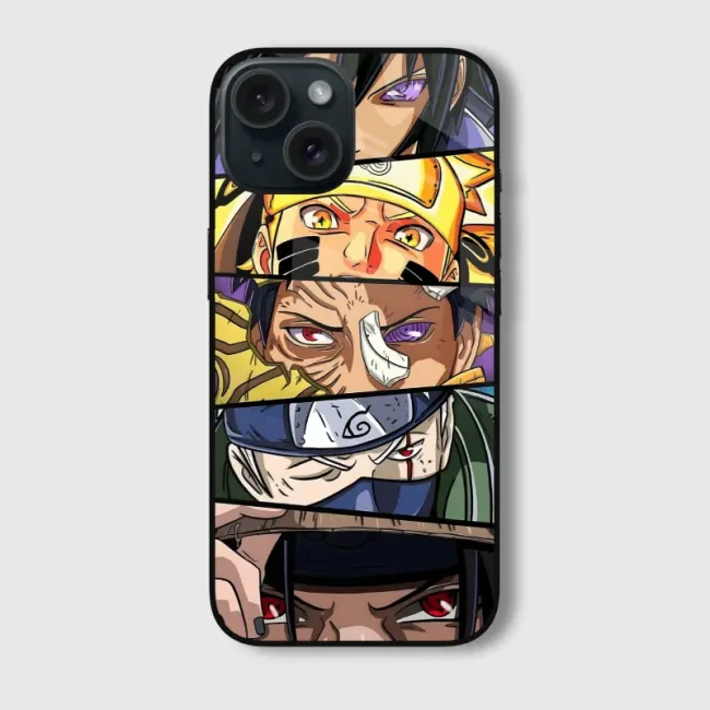 Naruto Character Glass Case